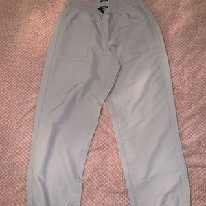 Silver joggers